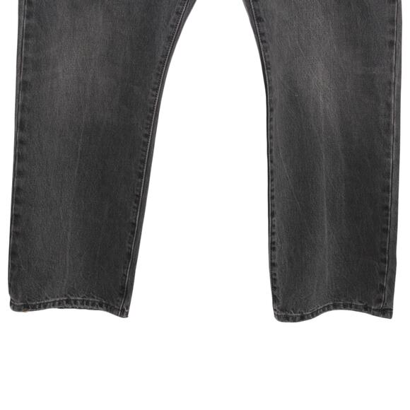 Levi's Premium 501 '90s Loose Straight Leg Jeans Black Size 34 x 30 - Picture 4 of 7